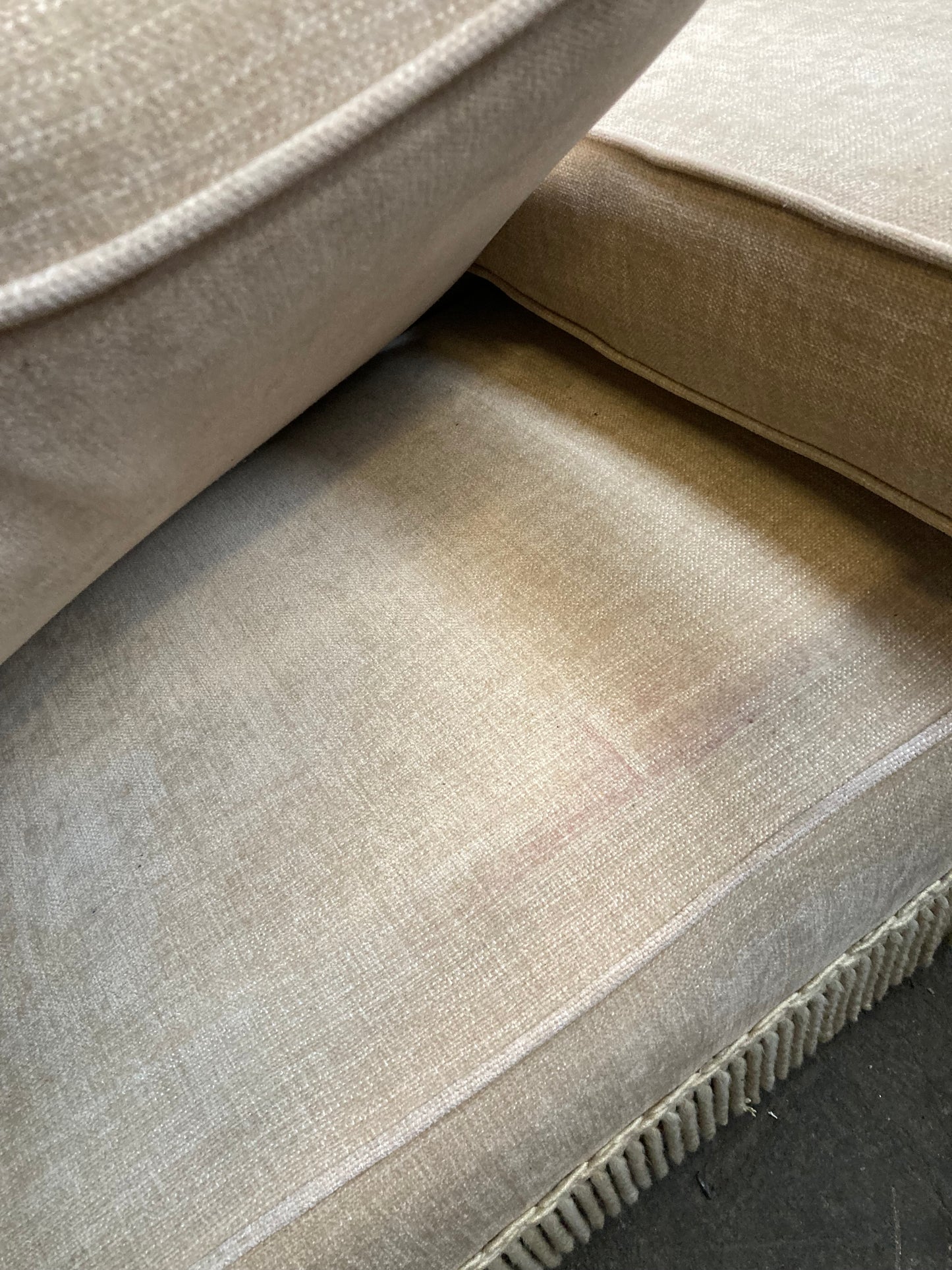 Small fabric 2 seater sofa