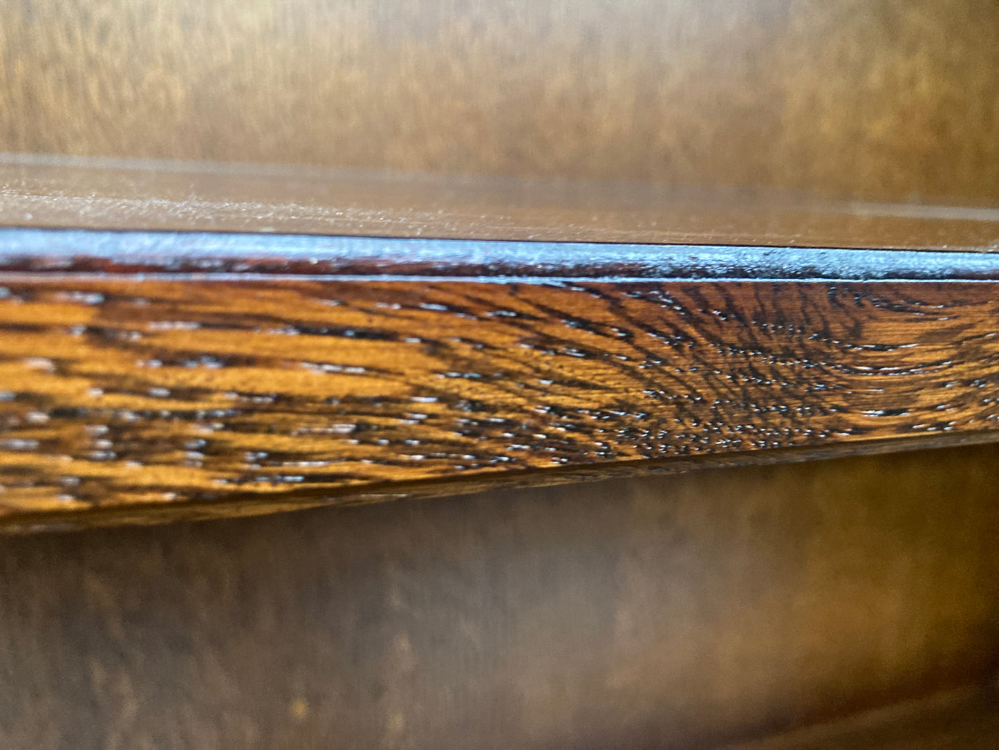 Solid oak old charm bookcase