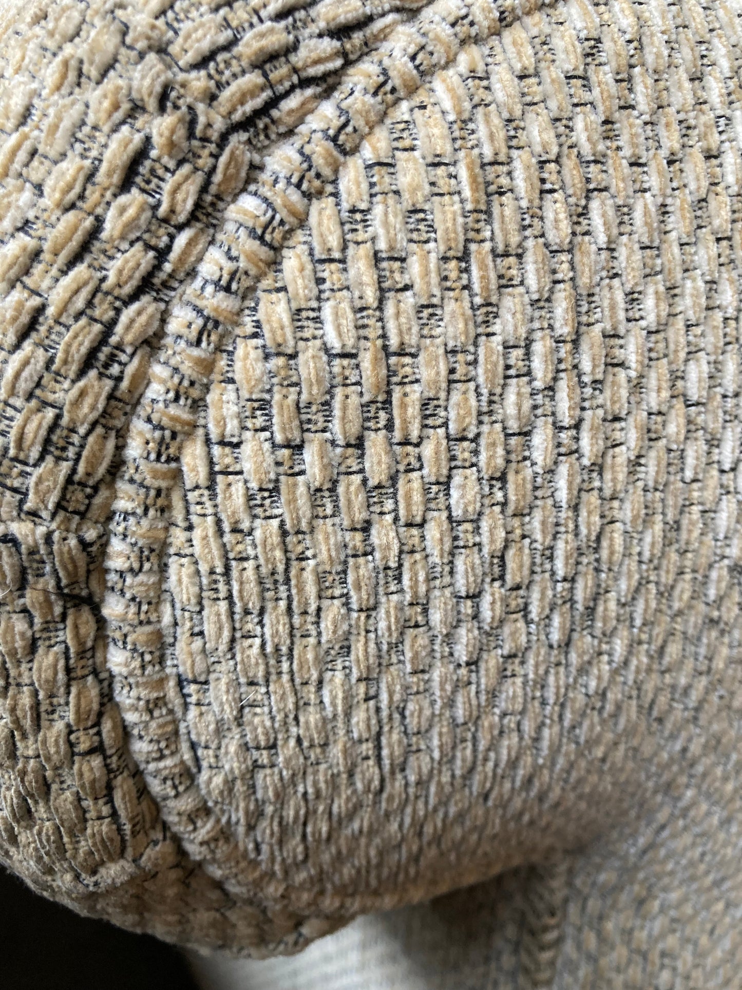 3 seater high quality woven fabric sofa with reversible cushions