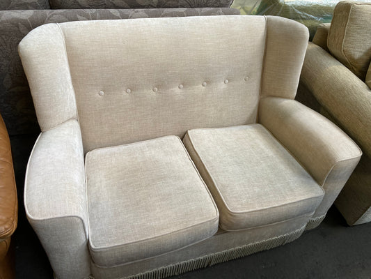 Small fabric 2 seater sofa