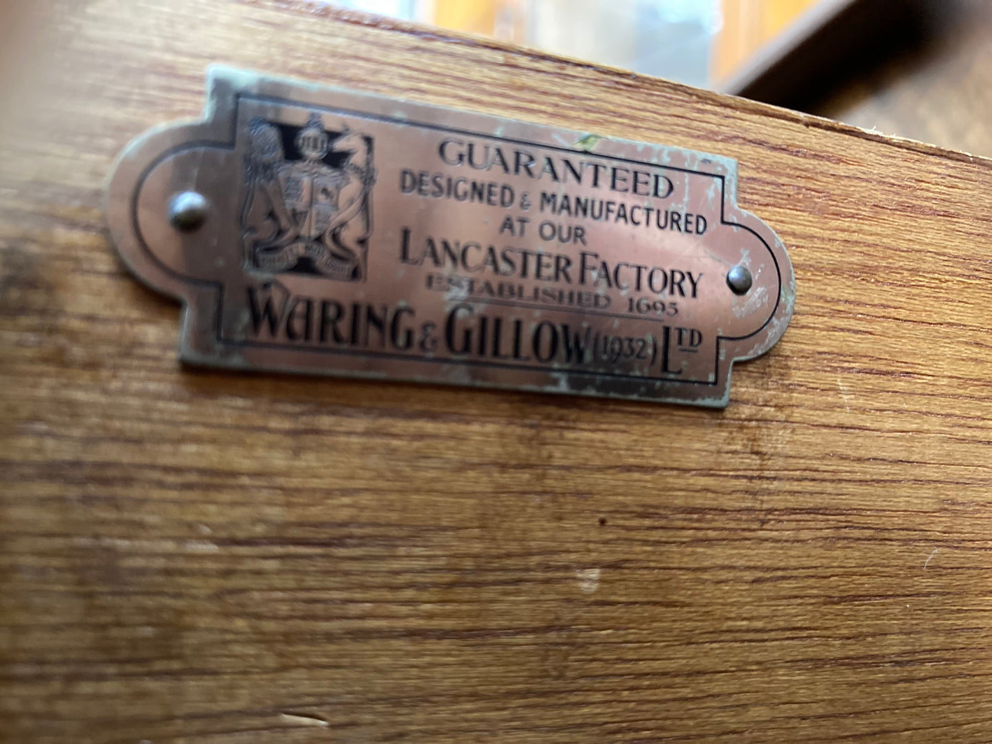 Waring & Gillows antique sideboard